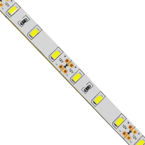 GloboStar® 70030 Ταινία LED SMD 5730 5m 20W/m 60LED/m 2600lm/m 120° DC 12V IP20 Ψυχρό Λευκό 6000K – 5 Χρόνια Εγγύηση