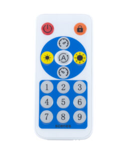 GloboStar® 70038 Ασύρματος LED Dream-Color Magic Digital RGBW Dual Controller Bluetooth με Χειριστήριο RF 16 Keys για LED Digital RGBW Προϊόντα 5v – 12v – 24v 2048 IC