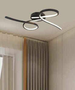 LED φωτιστικό οροφής Designer 24W 3000Κ θερμό λευκό με μαύρο σώμα V-TAC – 7004