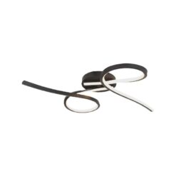 LED φωτιστικό οροφής Designer 24W 3000Κ θερμό λευκό με μαύρο σώμα V-TAC – 7004