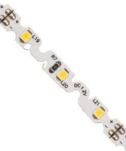 GloboStar® 70042 Ταινία LED Τύπου S Ζιγκ Ζαγκ SMD 2835 5m 6W/m 60LED/m 924lm/m 120° DC 12V IP20 Θερμό Λευκό 3000K – 5 Χρόνια Εγγύηση