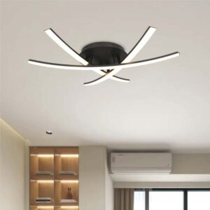 LED Φωτιστικό Οροφής 20W Μαύρο V-TAC 2130lm Θερμό Λευκό 3000K – 7005