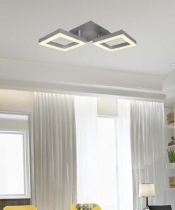 LED φωτιστικό οροφής Designer 16W 3000Κ θερμό λευκό με γκρι σώμα V-TAC – 7006