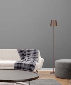 LED Επαναφορτιζόμενο Φωτιστικό Δαπέδου/Τραπεζιού Corten με Ρύθμιση Ύψους 4W V-TAC IP54 Θερμό Λευκό 3000K – 7008