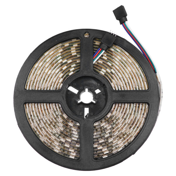 GloboStar® 70129 Ταινία LED SMD 5050 5m 14.4W/m 60LED/m 1454lm/m 120° DC 12V Αδιάβροχη IP65 RGB – 5 Χρόνια Εγγύηση