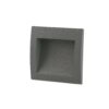 Faro Barcelona Χωνευτό Επιτοίχιο Φωτιστικό SEDNA-1 LED 1W 3000K IP65 Σκούρο Γκρι Χρώματος – 70146