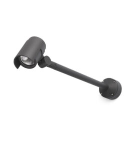 Faro Barcelona FOC-2 Επιτοίχιος Προβολέας Κήπου LED 16W 3000K IP65 Σκούρου Γκρι Χρώματος – 70157