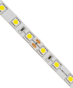 GloboStar® 70221 Ταινία LED SMD 5050 5m 14.4W/m 60LED/m 1688 lm/m 120° DC 24V IP20 Φυσικό Λευκό 4500k