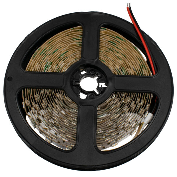 GloboStar® 70222 Ταινία LED SMD 5050 5m 14.4W/m 60LED/m 1648lm/m 120° DC 24V IP20 Θερμό Λευκό 3000K – 5 Χρόνια Εγγύηση