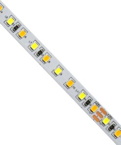 GloboStar® 70260 Ταινία LED SMD 2835 CCT 3in1 5m 12W/m 120LED/m 120° DC 24V IP20 1440lm/m Ψυχρό Λευκό 6000K & 1400lm/m Φυσικό Λευκό 4500K & 1360lm/m Θερμό Λευκό 3000K