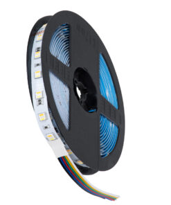 GloboStar® 70263 Ταινία LED SMD 5050 RGBW + WW 5in1 5m 24W/m 60LED/m 120° DC 24V IP20 2400lm/m Πολύχρωμη RGB – Ψυχρό Λευκό 6000K – Φυσικό Λευκό 4500K – Θερμό Λευκό 2700K – 5 Χρόνια Εγγύηση