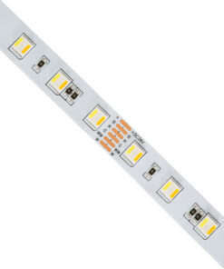 GloboStar® 70263 Ταινία LED SMD 5050 RGBW + WW 5in1 5m 24W/m 60LED/m 120° DC 24V IP20 2400lm/m Πολύχρωμη RGB – Ψυχρό Λευκό 6000K – Φυσικό Λευκό 4500K – Θερμό Λευκό 2700K – 5 Χρόνια Εγγύηση