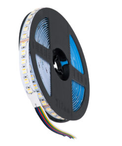 GloboStar® 70264 Ταινία LED SMD 5050 RGBW + WW 5in1 5m 36W/m 72LED/m 120° DC 24V IP20 3600lm/m Πολύχρωμη RGB – Ψυχρό Λευκό 6000K – Φυσικό Λευκό 4500K – Θερμό Λευκό 2700K – 5 Χρόνια Εγγύηση