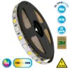 GloboStar® 70266 Ταινία LED SMD 5050 RGBW + WW 5in1 5m 18W/m 72LED/m 120° DC 24V IP20 1150lm/m Ψυχρό Λευκό 6000k & 1050lm/m Θερμό Λευκό 3000k & 900lm/m RGB