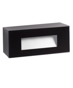 Faro Barcelona Χωνευτό Επιτοίχιο Φωτιστικό Εξωτερικού Χώρου DART-2 LED 5W 2700K IP65 Μαύρου Χρώματος – 70278