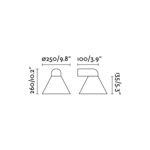 Faro Barcelona Φωτιστικό Τοίχου Pals Σκούρο Γκρι 1XE27 – 70291