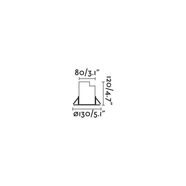 Faro Barcelona Φωτιστικό Δαπέδου Χωνευτό Geiser Νίκελ Ματ 1xGU10 – 70310