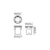 Faro Barcelona GEISER 130 WALL WASHER Χωνευτό Φωτιστικό Δαπέδου INOX LED 6,5W 3000K IP67 – 70311FR