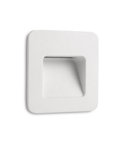 Faro Barcelona NASE-1 Χωνευτό Φωτιστικό Τοίχου, Εξωτερικού Χώρου, Λευκού Χρώματος, LED 3W 3000K- 70395