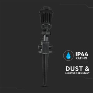 LED σποτ κήπου με αντοχή σε υγρασία και σκόνη, IP44, για εξωτερική χρήση.