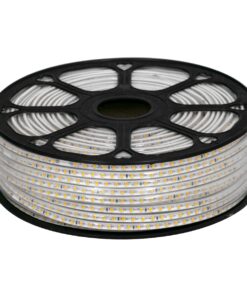 GloboStar® 70503 Slim Ταινία Μονής Σειράς Epistar LED SMD 2835 1m 12W/m 96LED/m 1572lm/m 120° DC 230V Αδιάβροχη IP68 Ultra Θερμό Λευκό 2200K Dimmable