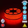 GloboStar® 70504 Slim Ταινία Μονής Σειράς Epistar LED SMD 2835 1m 12W/m 96LED/m 1572lm/m 120° DC 230V Αδιάβροχη IP68 Κόκκινο Dimmable