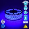 GloboStar® 70506 Slim Ταινία Μονής Σειράς Epistar LED SMD 2835 1m 12W/m 96LED/m 1572lm/m 120° DC 230V Αδιάβροχη IP68 Μπλε Dimmable