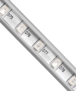 GloboStar® 70506 Slim Ταινία Μονής Σειράς Epistar LED SMD 2835 1m 12W/m 96LED/m 1572lm/m 120° DC 230V Αδιάβροχη IP68 Μπλε Dimmable