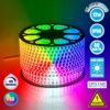 GloboStar® 70507 Slim Ταινία Μονής Σειράς Epistar LED SMD 5050 1m 12W/m 60LED/m 1572lm/m 120° DC 230V Αδιάβροχη IP68 RGB Dimmable