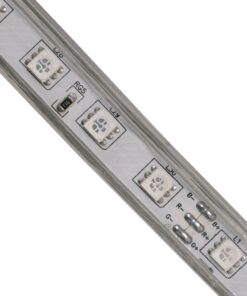 GloboStar® 70507 Slim Ταινία Μονής Σειράς Epistar LED SMD 5050 1m 12W/m 60LED/m 1572lm/m 120° DC 230V Αδιάβροχη IP68 RGB Dimmable