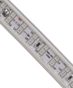 GloboStar® 70516 Wide Ταινία Διπλής Σειράς Epistar LED SMD 2835 1m 24W/m 180LED/m 3144lm/m 120° DC 230V Αδιάβροχη IP68 Μπλε Dimmable