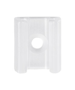 GloboStar® 70528 Πλαστική PVC Βάση Στήριξης για Όλες τις Μονόχρωμες EPISTAR Slim Ταινίες LED Μονής Σειράς DC 230V IP68 – Μ1.5 x Π1.3 x Υ1.1cm