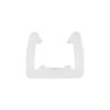 GloboStar® 70528 Πλαστική PVC Βάση Στήριξης για Όλες τις Μονόχρωμες EPISTAR Slim Ταινίες LED Μονής Σειράς DC 230V IP68 – Μ1.5 x Π1.3 x Υ1.1cm