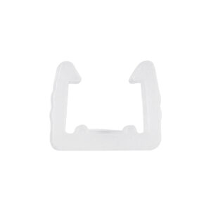GloboStar® 70528 Πλαστική PVC Βάση Στήριξης για Όλες τις Μονόχρωμες EPISTAR Slim Ταινίες LED Μονής Σειράς DC 230V IP68 – Μ1.5 x Π1.3 x Υ1.1cm