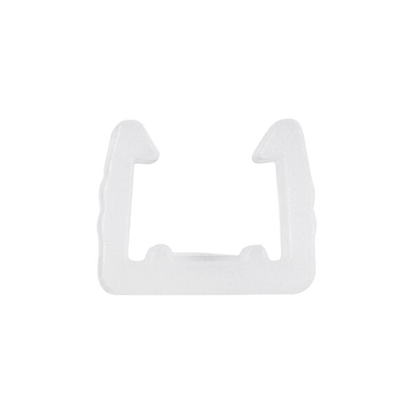 GloboStar® 70528 Πλαστική PVC Βάση Στήριξης για Όλες τις Μονόχρωμες EPISTAR Slim Ταινίες LED Μονής Σειράς DC 230V IP68 – Μ1.5 x Π1.3 x Υ1.1cm