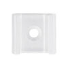 GloboStar® 70529 Πλαστική PVC Βάση Στήριξης για Όλες τις Πολύχρωμες RGB EPISTAR Slim Ταινίες LED Μονής Σειράς DC 230V IP68 – Μ1.5 x Π1.6 x Υ1.1cm