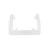 GloboStar® 70529 Πλαστική PVC Βάση Στήριξης για Όλες τις Πολύχρωμες RGB EPISTAR Slim Ταινίες LED Μονής Σειράς DC 230V IP68 – Μ1.5 x Π1.6 x Υ1.1cm