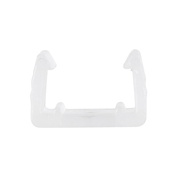 GloboStar® 70529 Πλαστική PVC Βάση Στήριξης για Όλες τις Πολύχρωμες RGB EPISTAR Slim Ταινίες LED Μονής Σειράς DC 230V IP68 – Μ1.5 x Π1.6 x Υ1.1cm