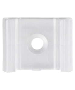 GloboStar® 70549 Πλαστική PVC Βάση Στήριξης για Όλες τις Πολύχρωμες RGB EPISTAR Wide Ταινίες LED Διπλής Σειράς DC 230V IP68 – Μ1.5 x Π2 x Υ1.1cm