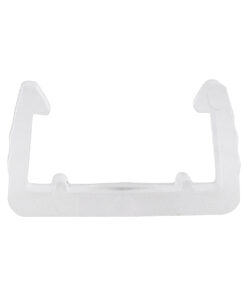 GloboStar® 70549 Πλαστική PVC Βάση Στήριξης για Όλες τις Πολύχρωμες RGB EPISTAR Wide Ταινίες LED Διπλής Σειράς DC 230V IP68 – Μ1.5 x Π2 x Υ1.1cm