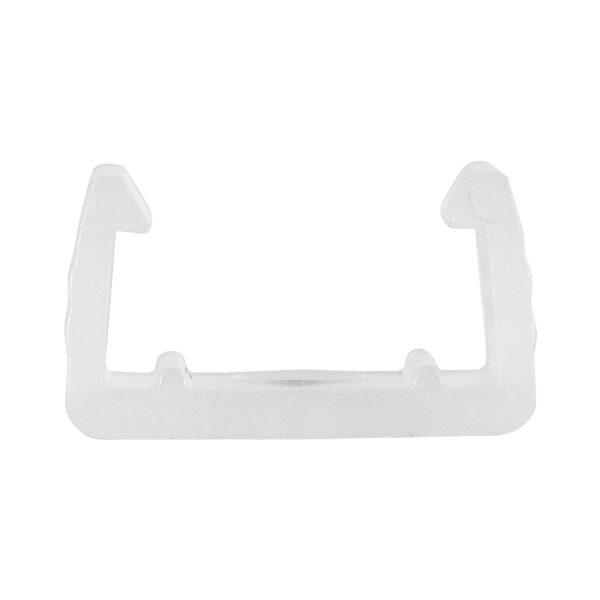 GloboStar® 70549 Πλαστική PVC Βάση Στήριξης για Όλες τις Πολύχρωμες RGB EPISTAR Wide Ταινίες LED Διπλής Σειράς DC 230V IP68 – Μ1.5 x Π2 x Υ1.1cm