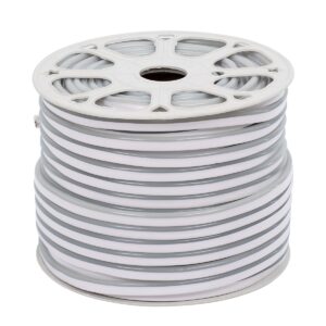 GloboStar® 70569 OVALE 120° Degree Neon Flex Epistar LED SMD 5050 1m 18W/m 60LED/m 1818lm/m 120° DC 24V Αδιάβροχη IP68 Digital Magic Addressable IC WS2811 RGB Dimmable