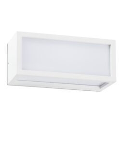 Faro Barcelona TEJO Επιτοίχιο Φωτιστικό Εξωτερικού Χώρου Λευκού Χρώματος IP54 – 70573B