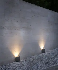 Faro Barcelona Φωτιστικό Προβολέας Τοίχου Noboru Σκούρο Γκρι Led 16W – 70576