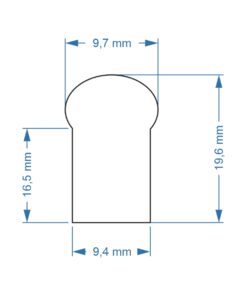 GloboStar® 70578 OVALE 120° Degree Neon Flex Epistar LED SMD 5050 1m 18W/m 120LED/m 1818lm/m 120° DC 230V Αδιάβροχη IP68 RGB Dimmable