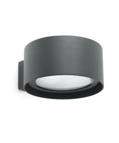 Faro Barcelona QUART Επιτοίχιο Φωτιστικό, Εξωτερικού Χώρου, Σκούρου Γκρι Χρώματος, LED 3000K 30W IP65 – 70579