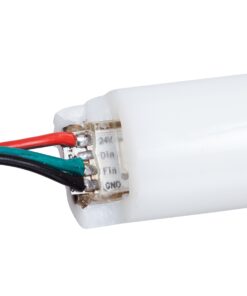 GloboStar® 70589 TUBE 360° Degree Neon Flex Epistar LED SMD 5050 1m 18W/m 60LED/m 1818lm/m 360° DC 24V Αδιάβροχη IP68 Digital Magic Addressable IC WS2811 RGB Dimmable