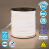 GloboStar® 70591 TUBE 360° Degree Neon Flex Epistar LED SMD 2835 1m 12W/m 120LED/m 1284lm/m 360° DC 230V Αδιάβροχη IP68 Φυσικό Λευκό 4500K Dimmable