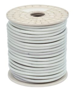 GloboStar® 70592 TUBE 360° Degree Neon Flex Epistar LED SMD 2835 1m 12W/m 120LED/m 1248lm/m 360° DC 230V Αδιάβροχη IP68 Θερμό Λευκό 3000K Dimmable