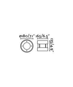 Faro Barcelona SURIA 180 Χωνευτό Αδιάβροχο Φωτιστικό Δαπέδου COB LED 3000K 12W IP67 – 70593N